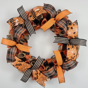 Halloween Wreath, Door Wreath For Halloween, Halloween Front Door Wreath, Halloween Door Decor, Halloween Door Wreath, Halloween Door Hanger