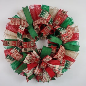 Rustic Christmas Door Wreath, Farmhouse Christmas Door Decor, Holiday Wreaths For Christmas, Ugly Sweater Party Decorations