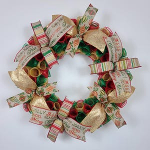 Rustic Christmas Wreath, Christmas Door Wreath, Christmas Door Decor, Farmhouse Style Christmas Wreaths For Front Door, Holiday Door Hanger