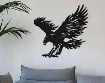Big Metal Eagle Wall Art, Eagle Art, Metal Wall Art, Eagle Wall Decor, Metal Wall Decor, Metal Eagle Sign, Eagle Decor, Eagle Wall Hanging