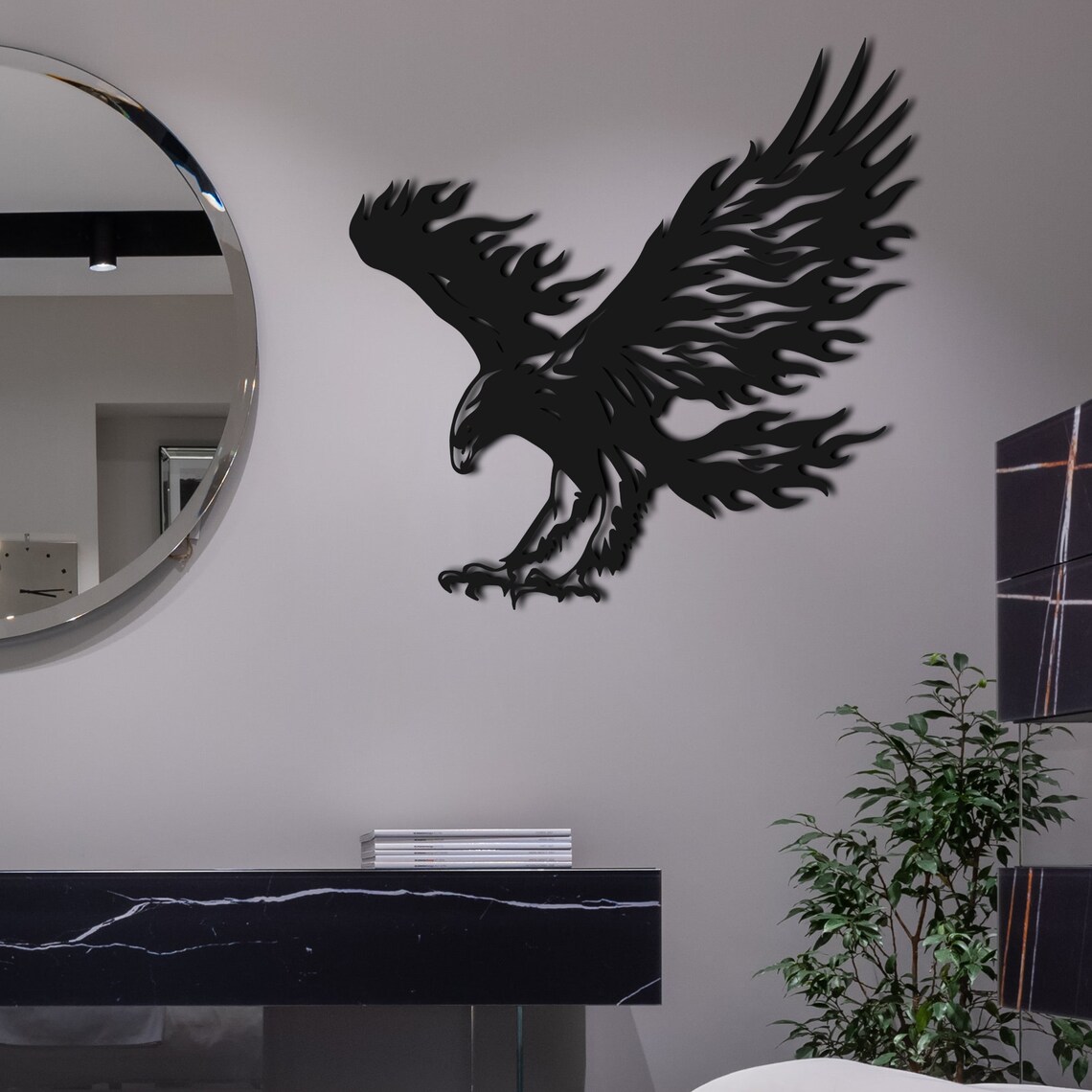 Big Metal Eagle Wall Art Eagle Art Metal Wall Art Eagle Etsy