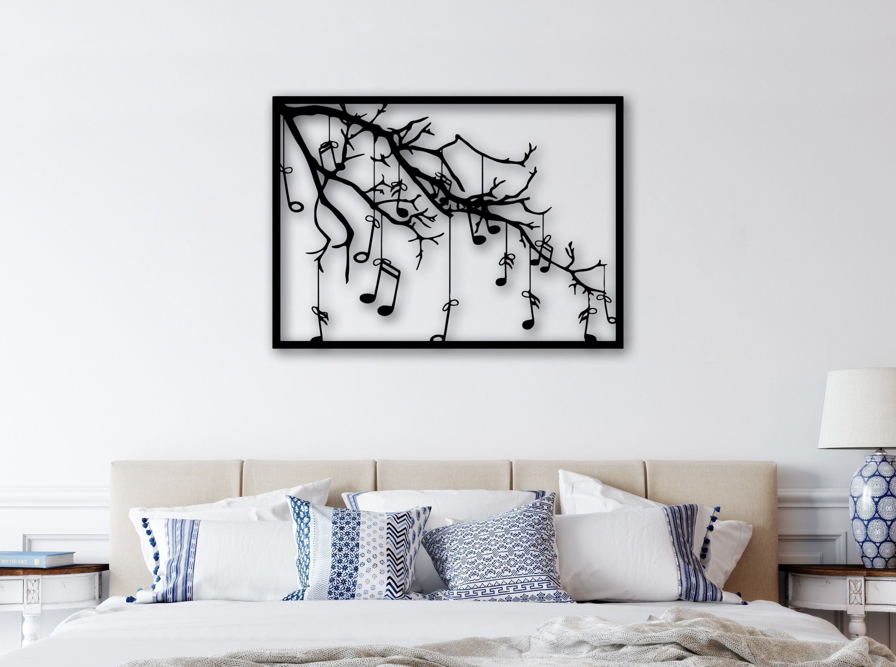 Tree Note Wall Tree of Music Wall Art, Metal Wall Decor, Music Decor, Music Decor ...