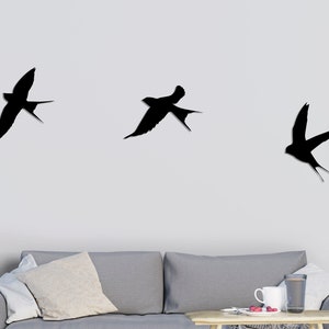 Art mural oiseau, art mural métal oiseau, art mural métal, décoration murale métal, cadeau de pendaison de crémaillère, décoration murale métal oiseau, décoration murale intérieure, enseigne murale,