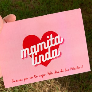 Mamita Linda Card | INSTANT DOWNLOAD | Mother's Day Card | Printable Card | Spanish Mom Birthday Card | Happy Birthday Mom