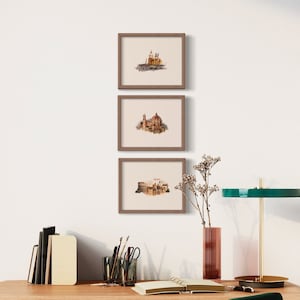 Watercolor paintings of Florence, Rome, Venice – Print