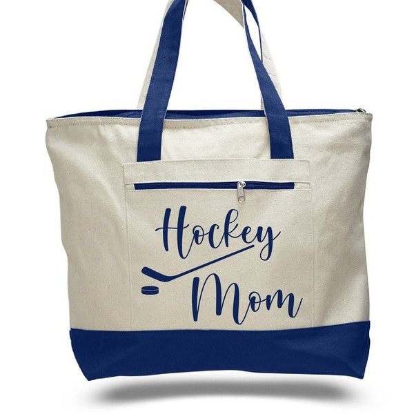 Hockey Mom Tote Bag, Hockey Mom, Hockey Mom Tote, Tote Bag, Hockey Mom Bag, Hockey Tote Bag, Hockey Tote, Hockey, Canvas Tote Bag, Canvas