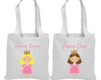 6 Princess Party Favor Bags, Princess Party Bags, Princess Party Favors, Princess Treat Bags, Party Favor Bags, Princess Party Bags, Bags