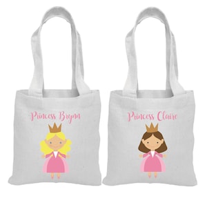 6 Princess Party Favor Bags, Princess Party Bags, Princess Party Favors, Princess Treat Bags, Party Favor Bags, Princess Party Bags, Bags