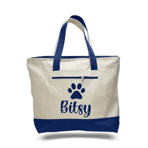 Custom Dog Tote, Dog Tote, Dog Tote Bag, Personalized, Canvas Bag, Dog Bag, Dog Owner Gifts, Canvas Tote Bag, Tote Bag, Custom, Dog, Canvas