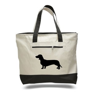 Dachshund Tote Bag, Dog Tote, Dog Tote Bag, Dachshund, Canvas Bag, Dog Bag, Dog Owner Gifts, Canvas Tote Bag, Tote Bag, Dachshund Bag, Tote