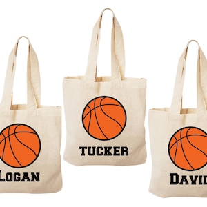 3 Basketball Treat Bags, Basketball Party Favor Bags, Basketball, Party Favor Bags, Basketball Party Decor, Treat Bags, Basketball Party