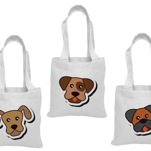 3 Puppy Treat Bags, Puppy Party Favor Bags, Puppy Party Favors, Puppy Party Bags, Puppy Party Decor, Puppy Party, Puppy Goodie Bags, Puppy