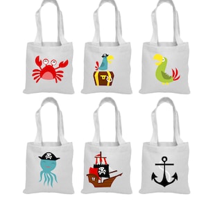 Pirate Party Favor Bags, Pirate Treat Bags, Pirate Gift Bags, Pirate Party Bag, Pirate Party, Pirate Party Decor, Pirate Party Favors, Bags