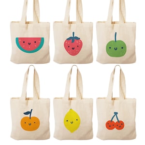 6 Fruit Treat Bags, Fruit Party Favor Bags, Fruit Party Favors, Fruit Party Bags, Fruit Party Decor, Fruit Party, Fruit, Fruit Treat Bags
