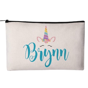 Unicorn Cosmetic Bag, Makeup Pouch, Cosmetic Bag, Pouch, Zippered Pouch, Unicorn Make Up Pouch, Cosmetic Pouch, Bag, Unicorn Pencil Pouch