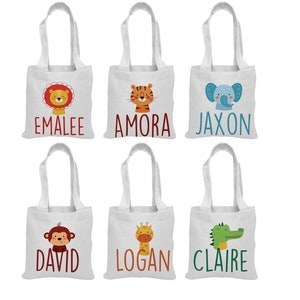 6 Zoo Party Favor Bags, Zoo Party Favors, Zoo Party Bags, Zoo Goodie Bags, Zoo Party Decor, Zoo Treat Bags, Zoo Party, Zoo Gift Bags, Zoo