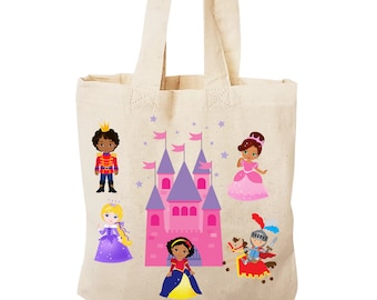 6 Princess Party Favor Bags, Princess Party Bags, Princess Party Favors, Princess Treat Bags, Party Favor Bags, Princess Party Bags, Bags