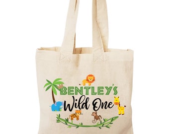 Wild One Treat Bags, Wild One Party, Jungle Party Favors, Party Favor Bags, Jungle Goodie Bags, Jungle Party Decor, Jungle Treat Bags, Bags