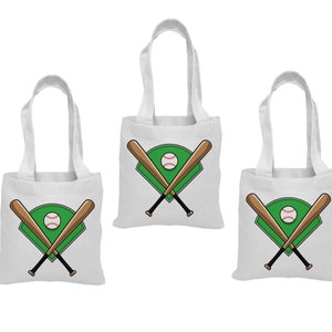 3 Baseball Festlichkeit Taschen, Baseball Gastgeschenk Taschen, Baseball, Gastgeschenk Taschen, Baseball Party Dekor, Festlichkeit Taschen, Baseball Party, Baseball Tasche