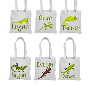 6 Reptile Treat Bags, Reptile Party Bags, Lizard Party Favors, Reptile Treat Bag, Party Favor Bags, Reptile Party, Treat Bags, Reptile Bags