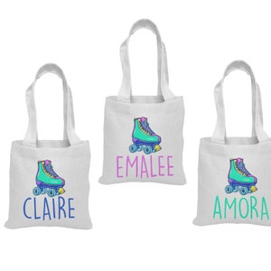 3 Roller Skating Party Favor Bags, Roller Skating Treat Bags, Roller Skating Party Favors, Roller Skating Goodie Bags, Roller Skating Party