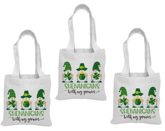 3 St. Patrick's Day Treat Bags, St. Patrick's Day Party, St. Patrick's Favors, Party Favor Bags, St. Patrick's Day Goodie Bags, Gift Bags