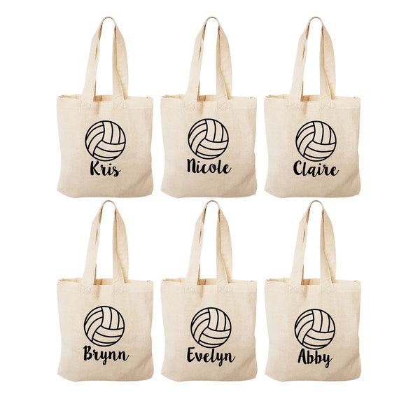 6 Volleyball Treat Bags, Volleyball Party, Volleyball Party Favor Bags, Volleyball Party Favors, Party Favor Bags, Volleyball Party Bags