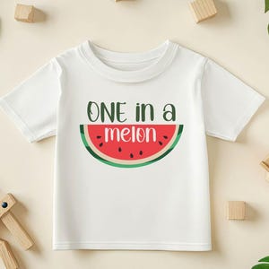 One In A Melon First Birthday Watermelon Toddler T-Shirt