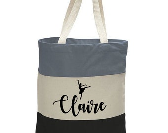 Ballet Tote Ballet Bag Ballet Tote Bag Balllerina Tote Bag Ballerina Bag Custom Ballerina Bag Ballerina Gift Tote Bag Personalized