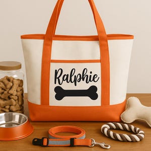 Dog Owner Gift - Personalized Dog Tote Bag image 3