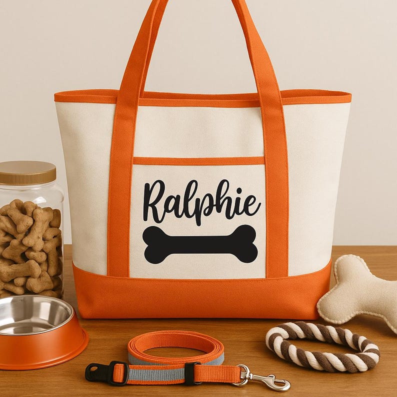 Dog Owner Gift - Personalized Dog Tote Bag image 3