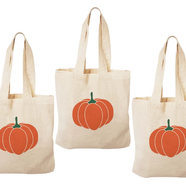 3 Pumpkin Treat Bags, Halloween Party Favor Bags, Halloween Treat Bags, Halloween Bags, Pumpkin, Gift Bags, Halloween Gift Bags, Halloween