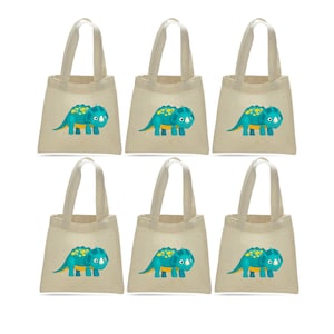 6 Dinosaur Treat Bags, Dinosaur Party Favor Bags, Dinosaur Party Favors, Dino Party Bags, Dinosaur Party Decor, Dinosaur Party, Boys Party