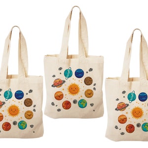 3 Space Treat Bags, Solar System Party Favor Bags, Outer Space Party Favors, Space Party Bags, Space Goodie Bags, Solar System Party, Bags