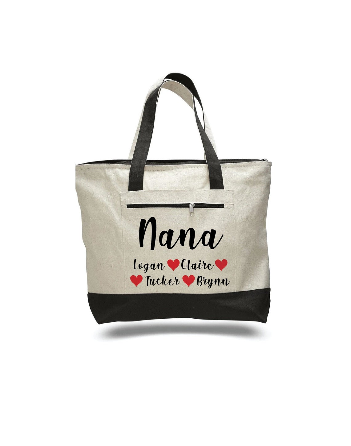 Nana Tote Bag Nana Tote Personalized Nana Tote Bag Etsy