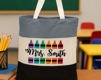 Teacher Gift - Personalized Teacher Tote Bag