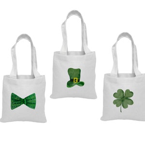 3 St. Patrick&#39;s Day Treat Bags, St. Patrick&#39;s Day Party, St. Patrick&#39;s Favors, Party Favor Bags, St. Patrick&#39;s Day Goodie Bags, St Pats Day
