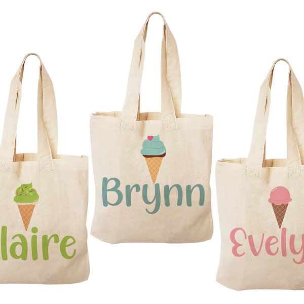 3 Ice Cream Treat Bags, Ice Cream Party Favor Bags, Ice Cream Party Favors, Ice Cream Party Bags, Ice Cream Party Decor, Ice Cream Party