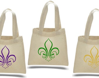 12 Mardi Gras Party Favor Bags