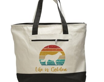 ゴールデンレトリバー トートバッグ | Life Is Golden - Etsy 日本