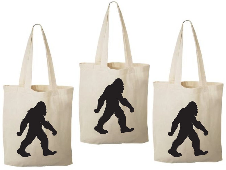 3 Bigfoot Treat Bags Sasquatch Party Favor Bags Bigfoot Etsy