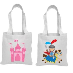 6 Princess Party Favor Bags, Castle Party Bags, Princess Party Favors, Princess Treat Bag, Knight Party Favor Bags, Princess Party Bags