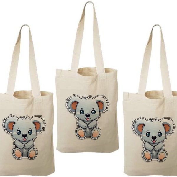 3 Koala Treat Bags, Party Favor Bags, Koala Treat Bags, Koala Party Bags, Treat Bags, Birthday Party Bags, Bags, Koala Gift Bags, Koala