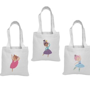 3 Ballerina Treat Bags, Ballet Party Favor Bags, Ballerina Party Favors, Party Favor Bags, Ballerina Gift Bags, Ballerina Party, Ballet Bags