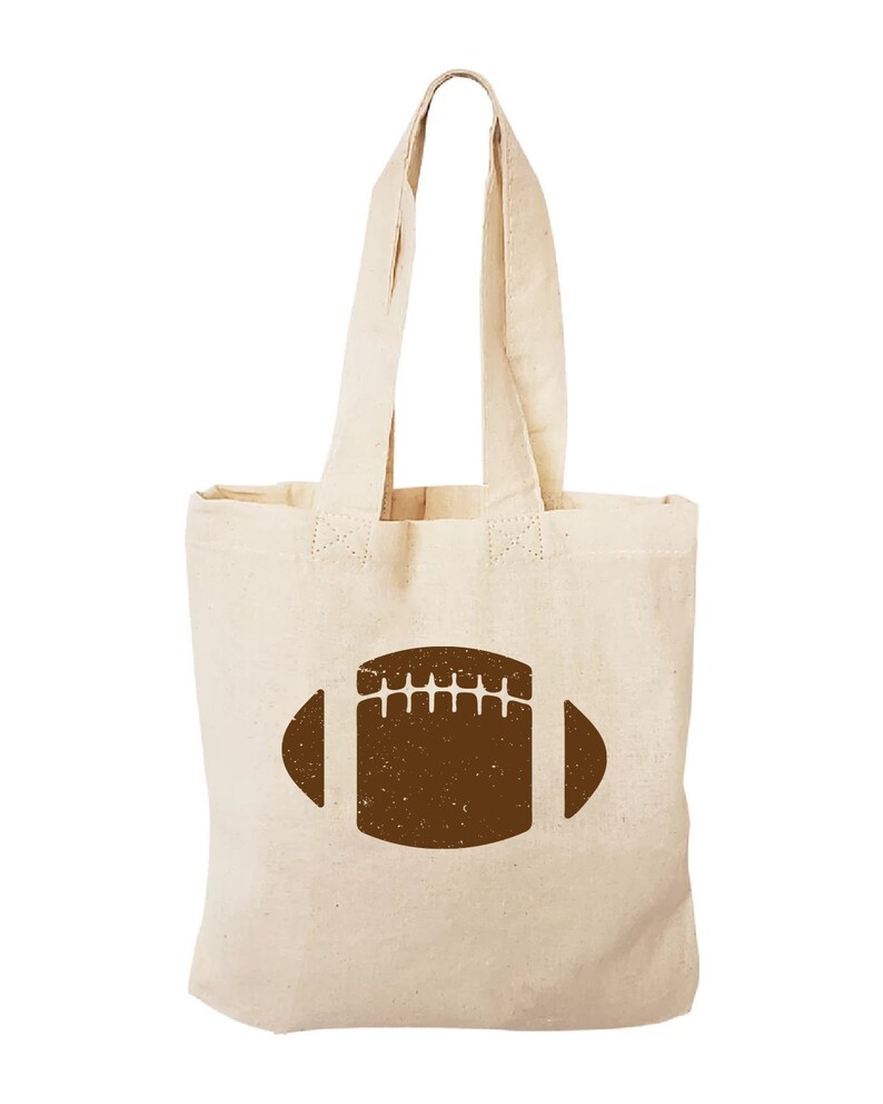 6 Football Treat Bags Football Party Favor Bags Football Etsy