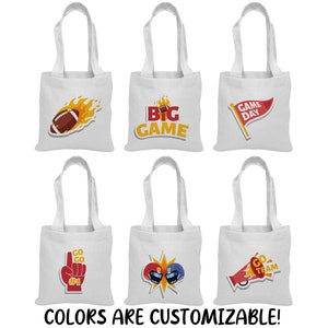 6 voetbal traktatiezakjes, voetbal partij gunst tassen, voetbal partij gunsten, partij gunst tassen, voetbal goodiebags, traktatie tassen, voetbal partij