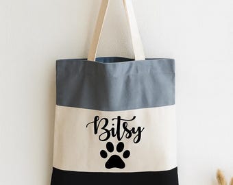 Personalized Dog Tote Bag