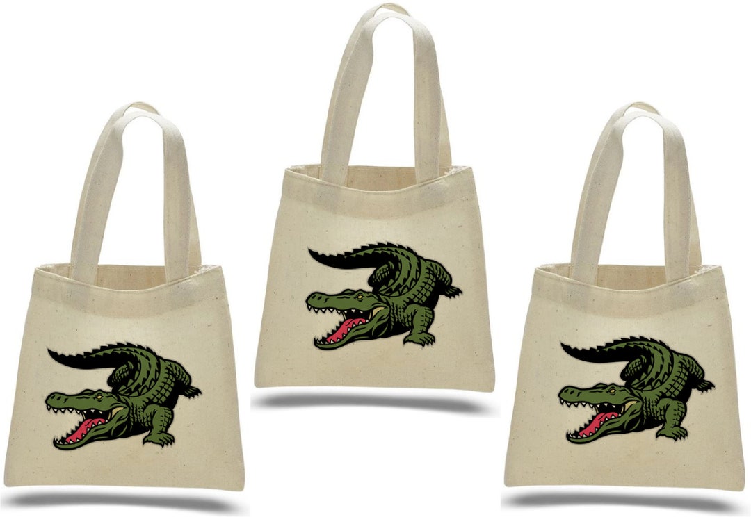 3 Alligator Party Favor Bags, Alligator Treat Bags, Alligator Gift Bags, Alligator Party Favors