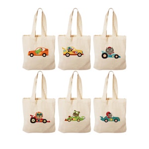 6 traktatiezakjes raceauto, zakjes feestbedankjes, zakjes raceauto, traktatiezakjes auto, traktatiezakjes, zakjes verjaardagsfeestje, tassen, racewagenfeest, tassen