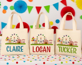 Personalisierte Karneval Party Favor Bags - Set aus drei Taschen